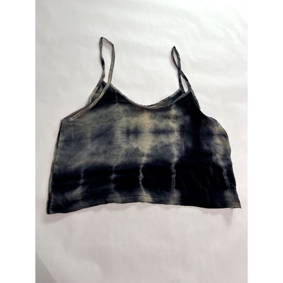 Sun Child Tie Dye Tank Top in Black White - Picture 2 of 4